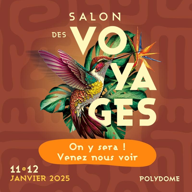 Salon des voyages les 11-12 janvier 2025